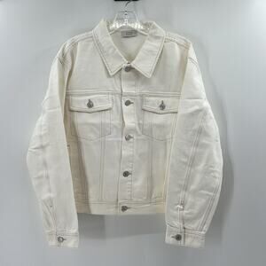 AYR Women's The Ride or Fly Denim Jacket - Sea Salt - XL - NWT